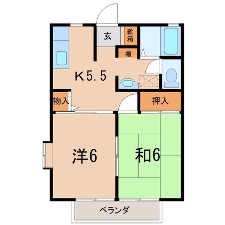 ディアスパークの物件間取画像